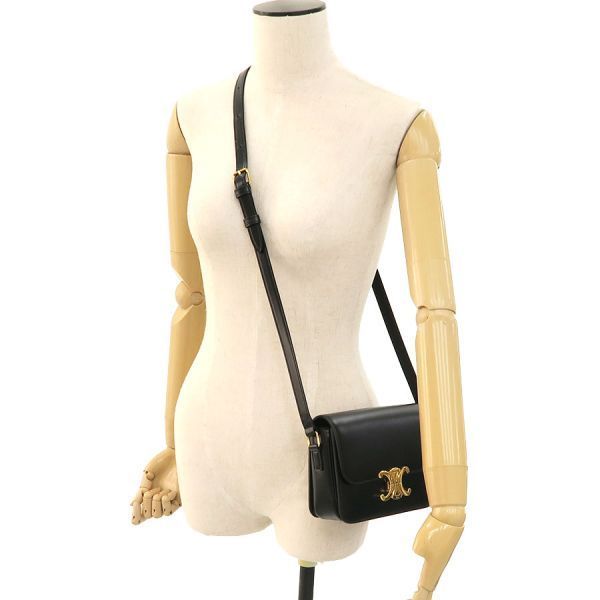 Celine Teen Triomphe Bag Shiny Calfskin — view 9