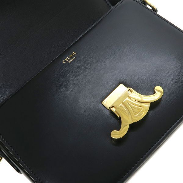 Celine Teen Triomphe Bag Shiny Calfskin — view 6