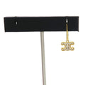 Celine Triomphe Rhinestone Earrings
