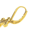 Celine Triomphe Rhinestone Earrings — view 6