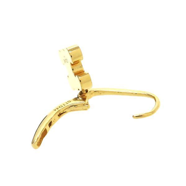 Celine Triomphe Rhinestone Earrings — view 8