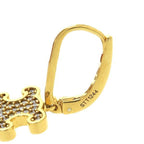 Celine Triomphe Rhinestone Earrings — view 6