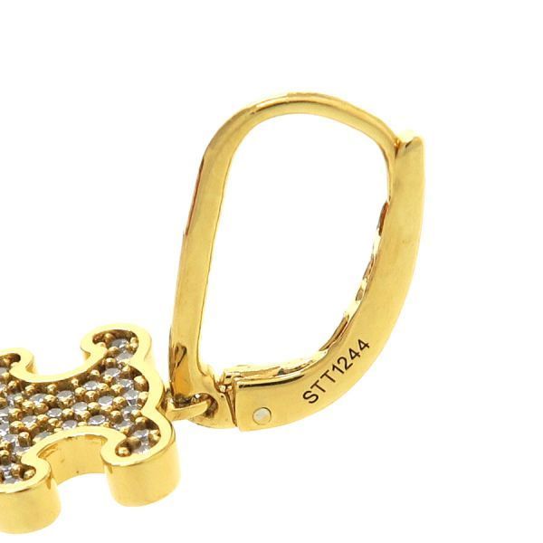 Celine Triomphe Rhinestone Earrings — view 6
