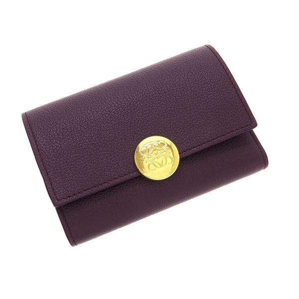 Loewe Pebble Vertical Wallet Small
