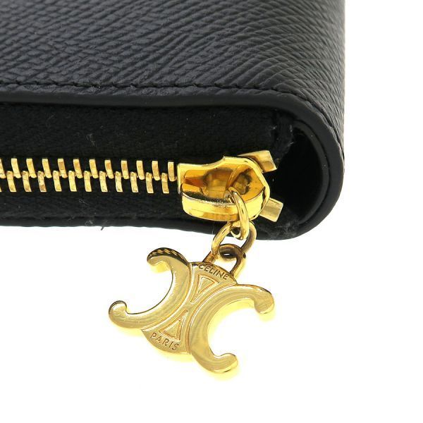 Celine Small Zip Wallet Triomphe Charm — view 8