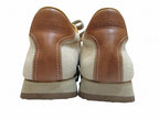 Hermes Sneakers Canvas Leather Brown — view 3