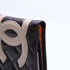 Chanel Cambon Line Kiss Lock Compact Wallet Bifold CC Logo Calfskin — view 6