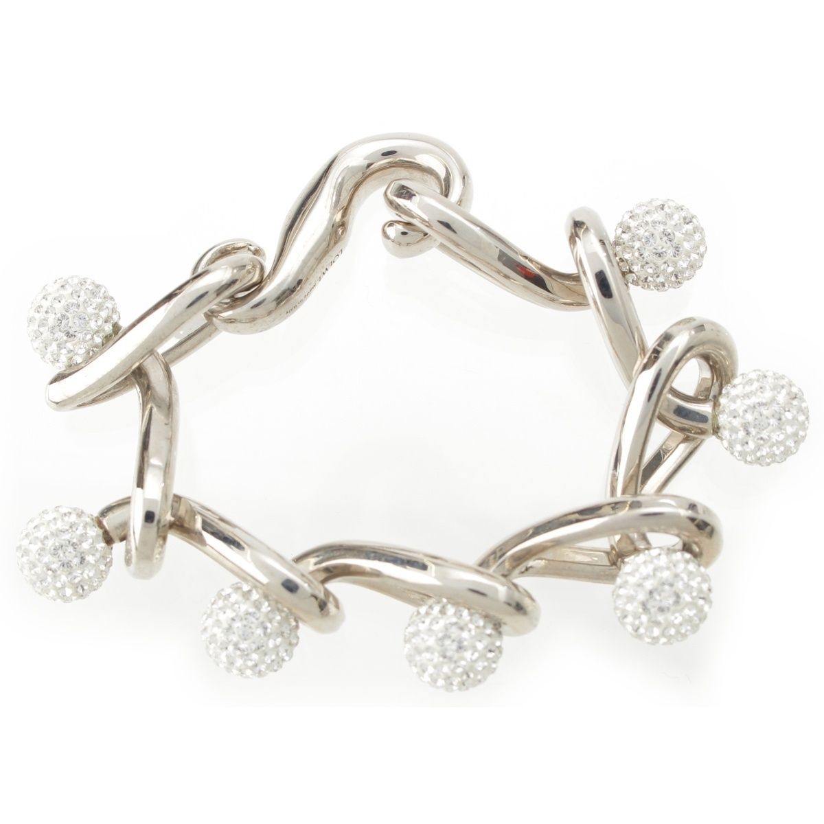 Loewe Rhinestone Bracelet Silver — view 2