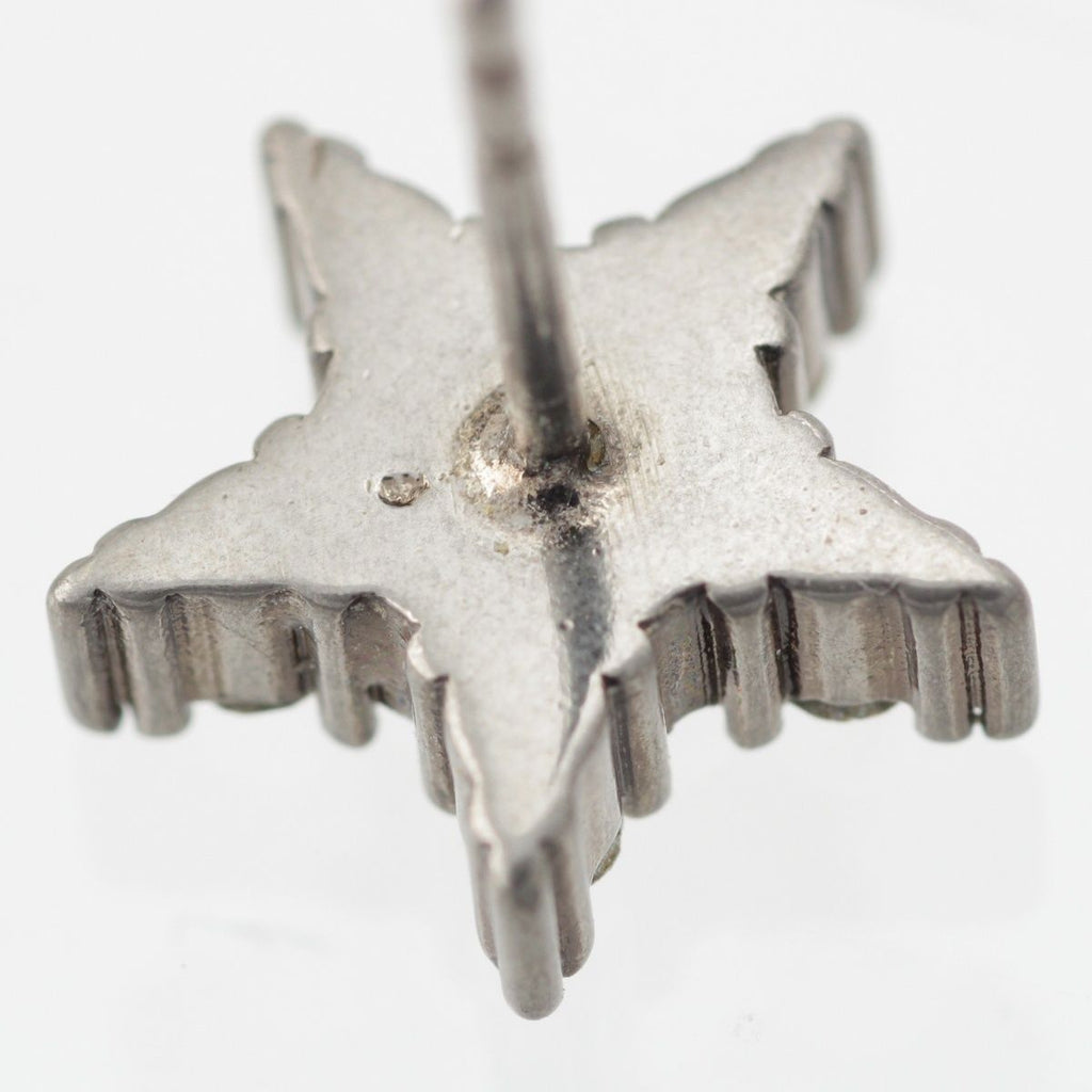Dior Jadior Bee Rhinestone Earrings Silver — view 8