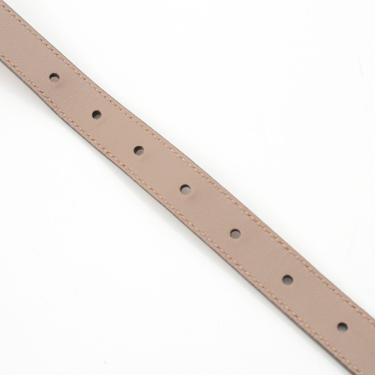 Gucci GG Marmon Leather Mini Belt Beige — view 7