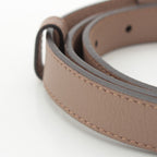 Gucci GG Marmon Leather Mini Belt Beige — view 5
