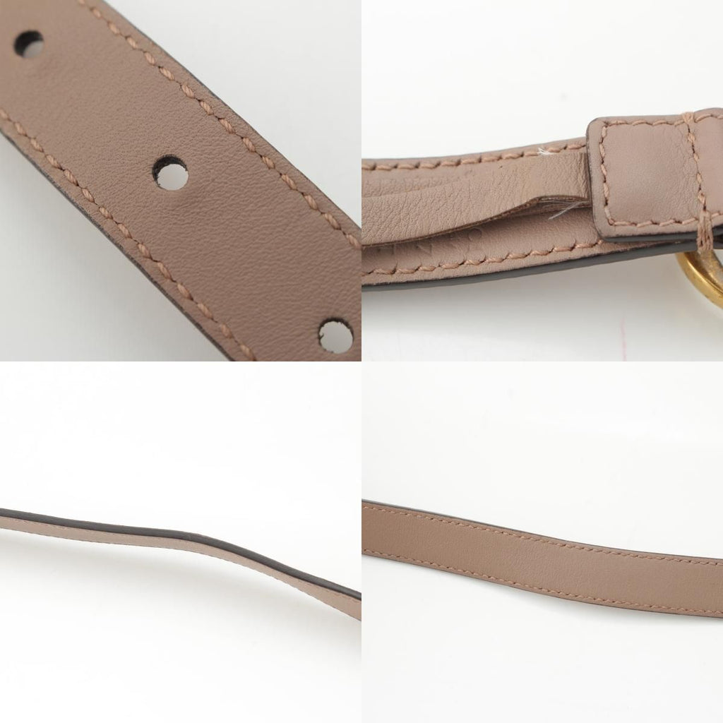 Gucci GG Marmon Leather Mini Belt Beige — view 9