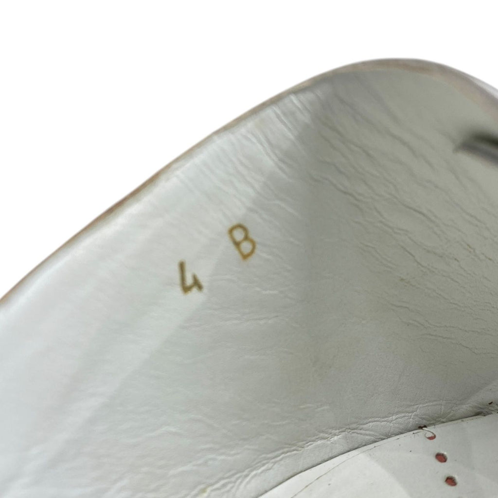 Chanel Sandals Leather Wood Heels White — view 5