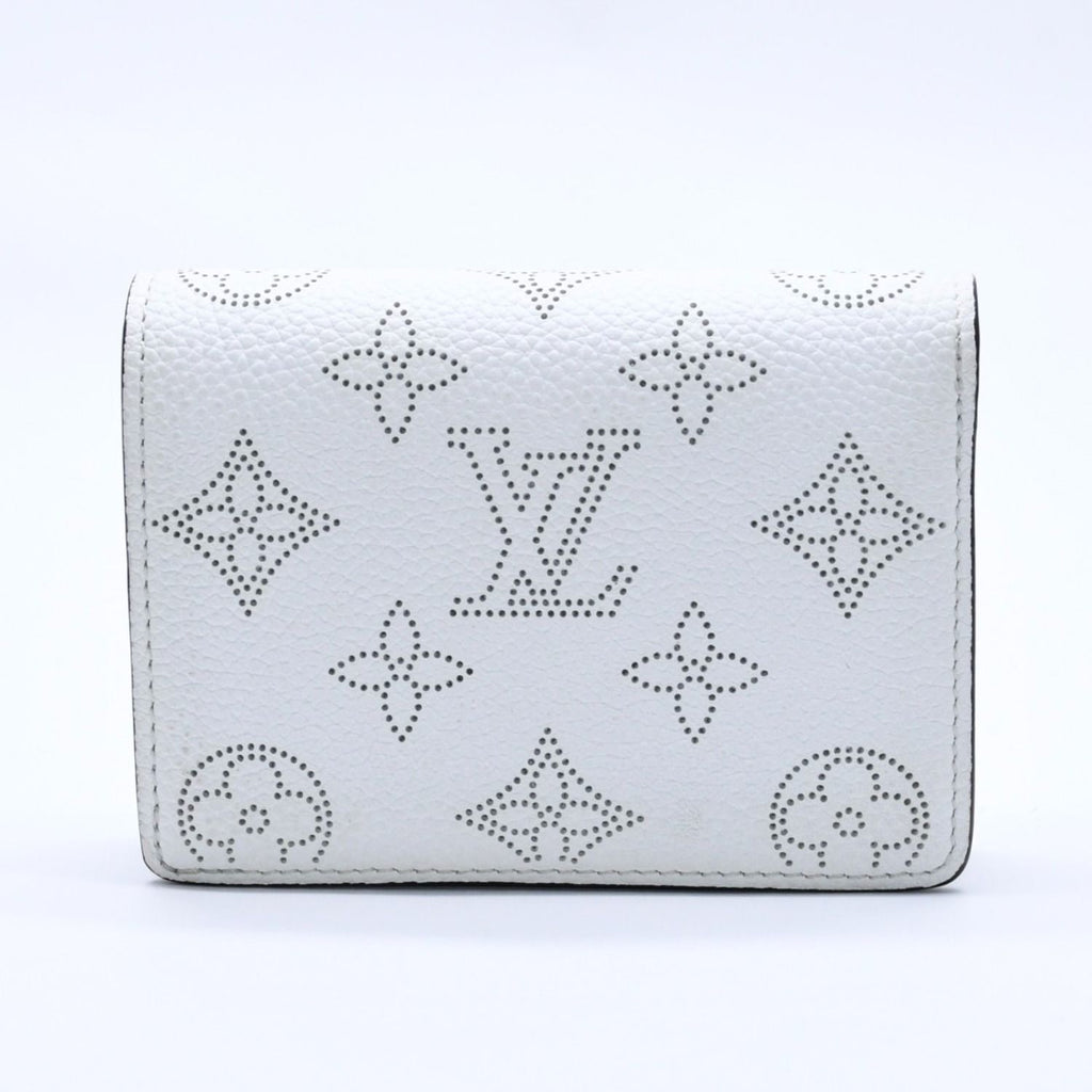 Louis Vuitton Fold Wallet White Black Purple Monogram Portefeuille Clair