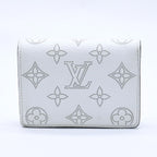 Louis Vuitton Fold Wallet White Black Purple Monogram Portefeuille Clair