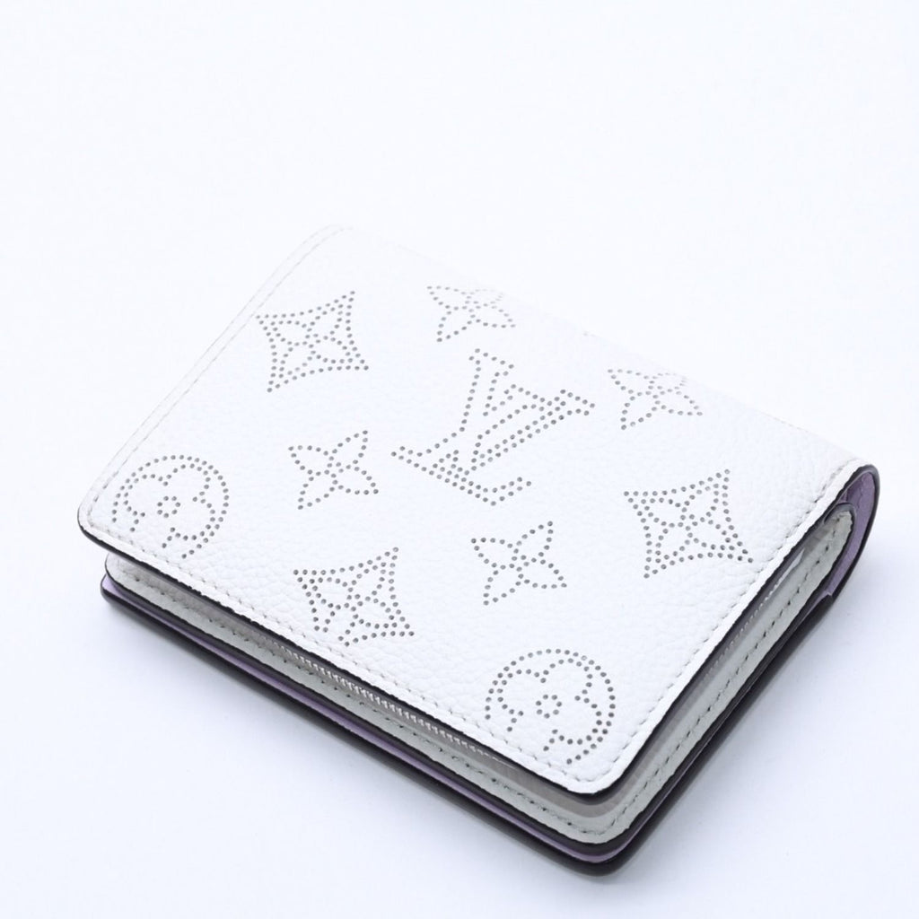 Louis Vuitton Fold Wallet White Black Purple Monogram Portefeuille Clair — view 3