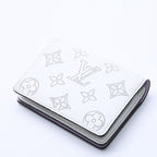 Louis Vuitton Fold Wallet White Black Purple Monogram Portefeuille Clair — view 3