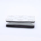Louis Vuitton Fold Wallet White Black Purple Monogram Portefeuille Clair — view 5