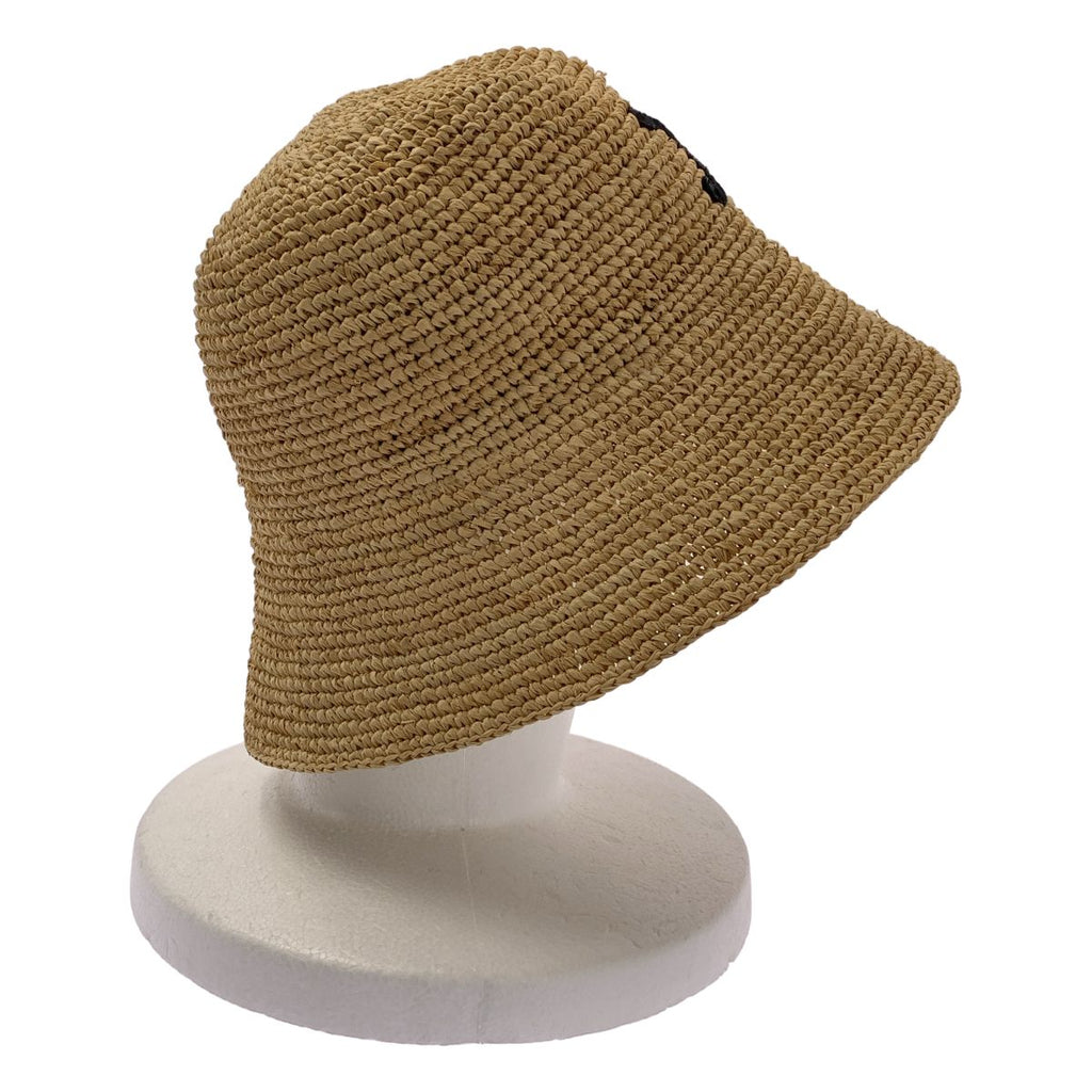 Celine Raffia Triomphe Bucket Hat L Beige — view 4