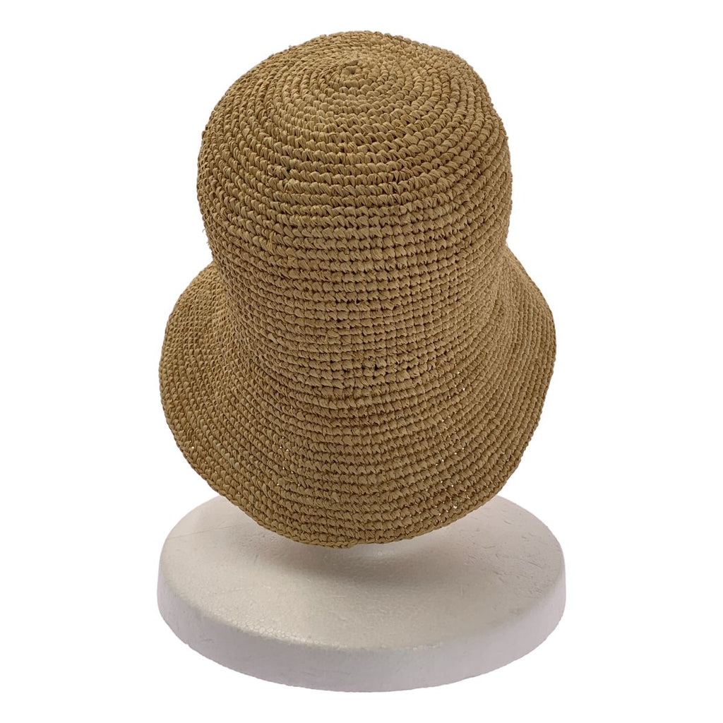 Celine Raffia Triomphe Bucket Hat L Beige — view 5