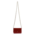Chanel Caviar Leather Quilted Chain Wallet Shoulder Bag Bordeaux