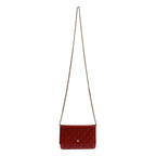 Chanel Caviar Leather Quilted Chain Wallet Shoulder Bag Bordeaux