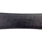 Saint Laurent Paris by Hedi Slimane Ribbon Studded Leather Bracelet Black Silver — view 6