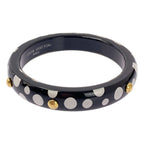 Louis Vuitton Yaoyoi Kusama Yayoi Dot Infinity PM Bangle Bracelet Black White — view 2