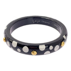 Louis Vuitton Yaoyoi Kusama Yayoi Dot Infinity PM Bangle Bracelet Black White — view 3