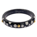 Louis Vuitton Yaoyoi Kusama Yayoi Dot Infinity PM Bangle Bracelet Black White
