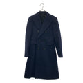 Celine Double Breasted Chesterfield Navy Shoulder