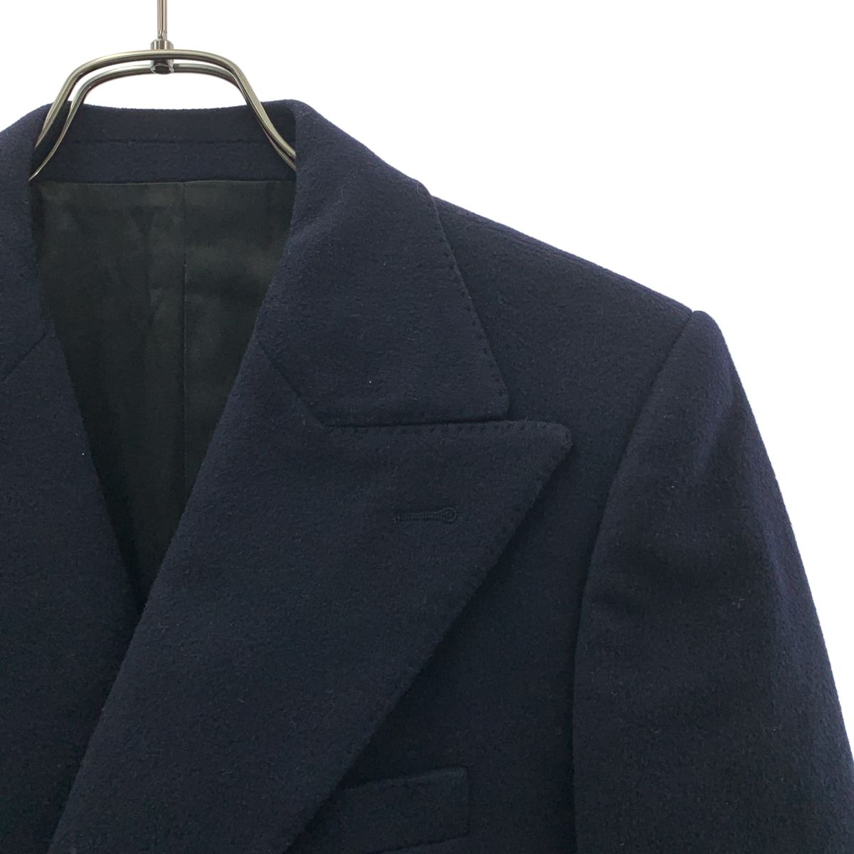 Celine Double Breasted Chesterfield Navy Shoulder — view 2