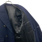 Celine Double Breasted Chesterfield Navy Shoulder — view 4