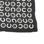 Chanel Shawl Scarf CC Logo Cashmere Black — view 6