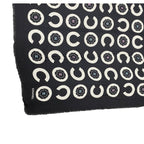 Chanel Shawl Scarf CC Logo Cashmere Black — view 5