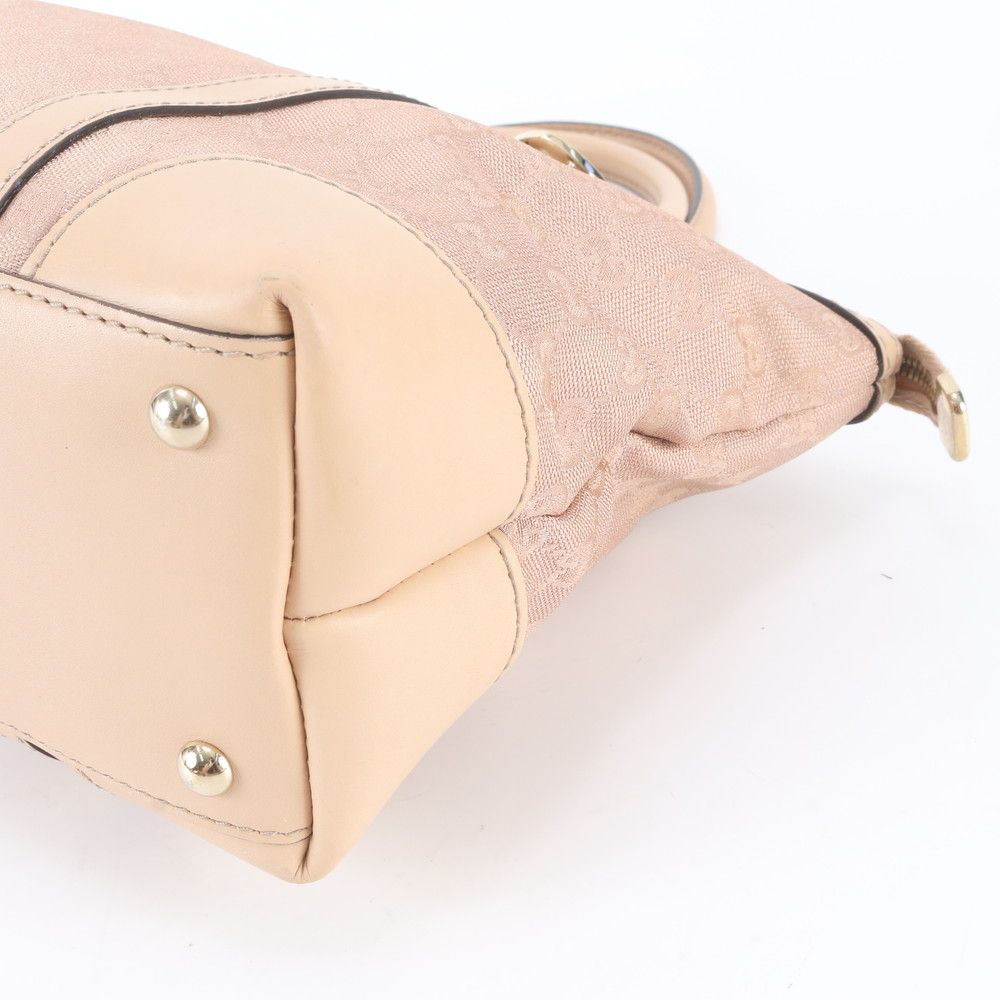 Gucci GG Canvas Bree Leather Tote Shoulder Hand — view 4