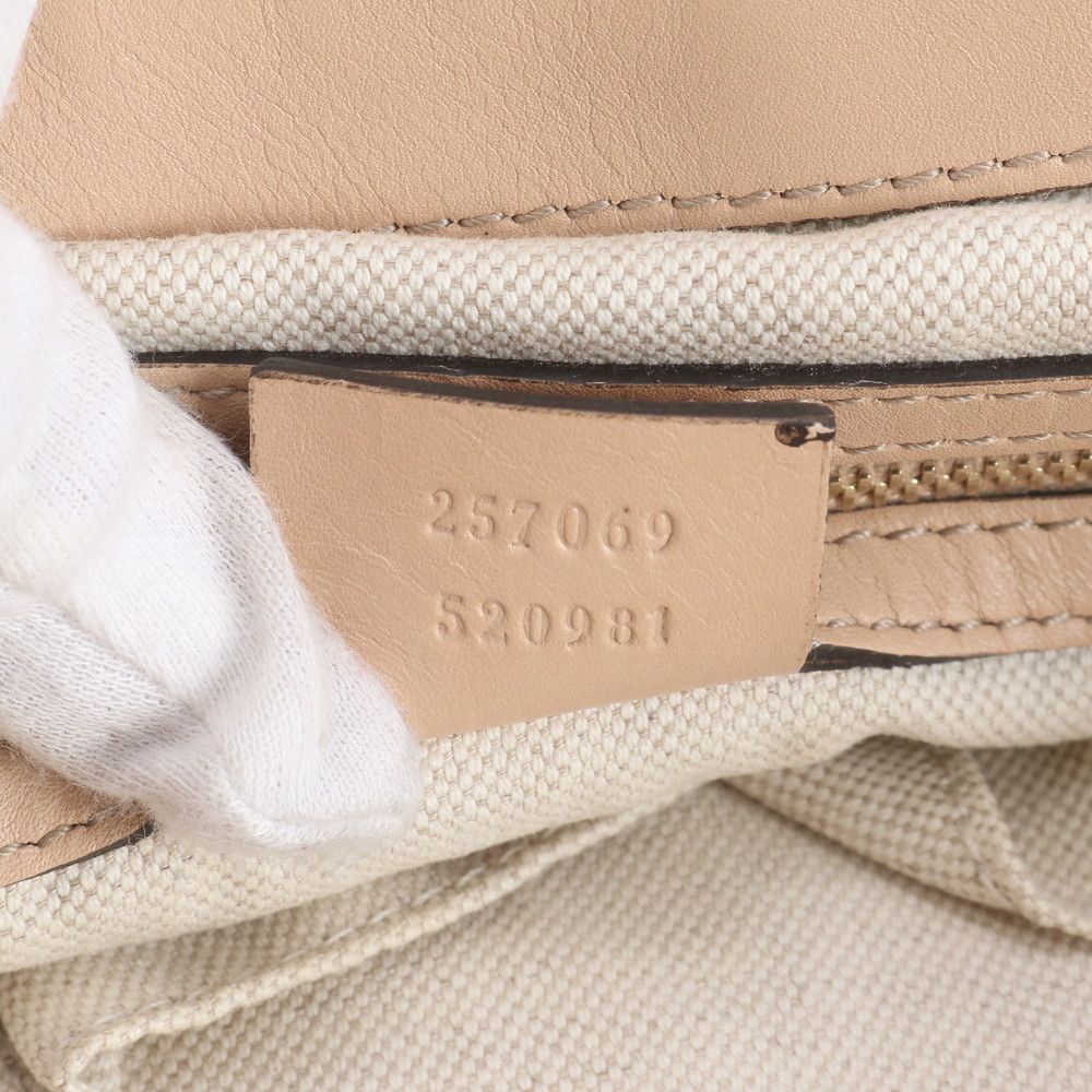 Gucci GG Canvas Bree Leather Tote Shoulder Hand — view 9