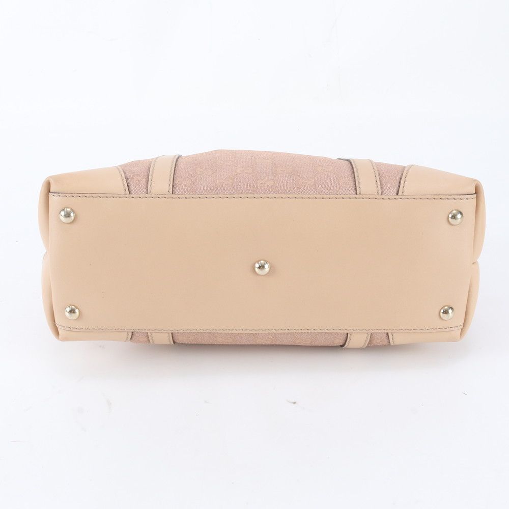 Gucci GG Canvas Bree Leather Tote Shoulder Hand — view 5