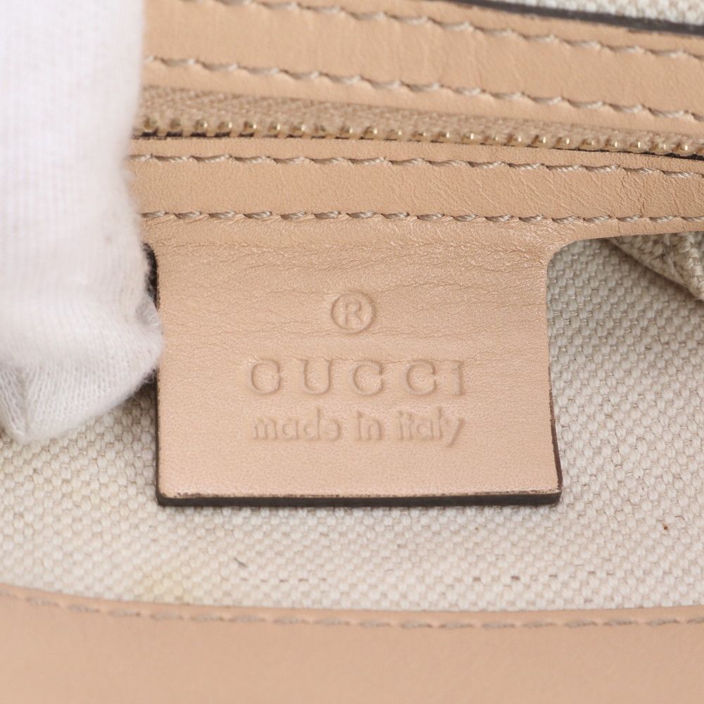 Gucci GG Canvas Bree Leather Tote Shoulder Hand — view 8