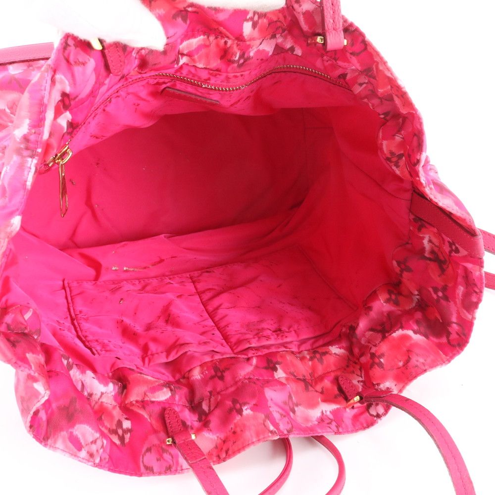 Louis Vuitton Ikat Flower Noefle MM Rose Indien 2-Way Shoulder Bag Crossbody — view 8