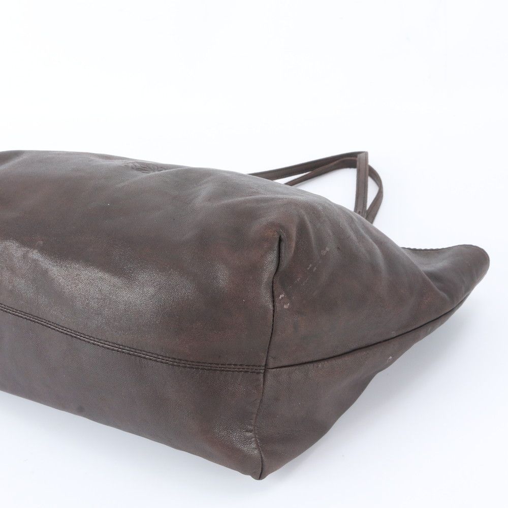 Loewe Anagram Nappa Leather Tote Shoulder Hand Brown — view 5