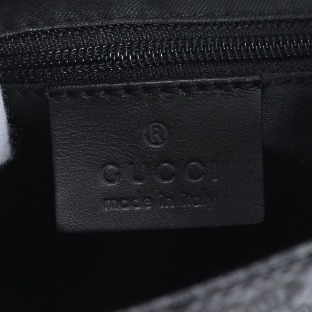 Gucci GG Canvas Leather Backpack Black — view 8