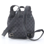Gucci GG Canvas Leather Backpack Black — view 3