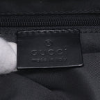 Gucci GG Canvas Leather Backpack Shoulder Bag Black — view 9