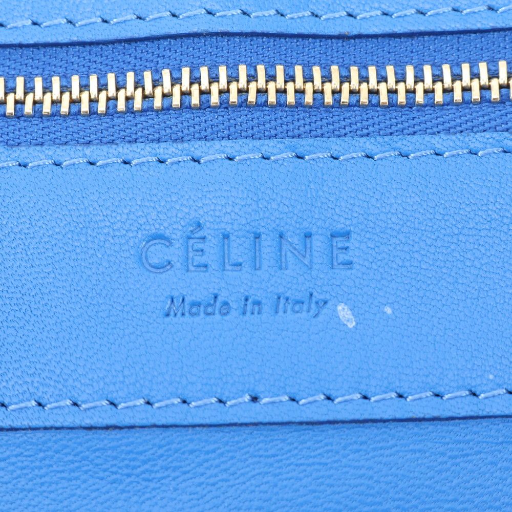 Celine Horizontal Cabas Bicolor Leather Tote Shoulder Business — view 8