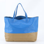 Celine Horizontal Cabas Bicolor Leather Tote Shoulder Business — view 3
