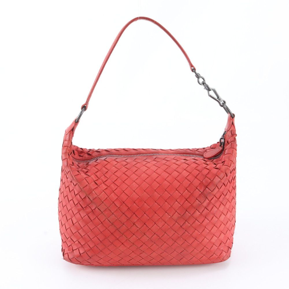Bottega Veneta Intrecciato Hobo Leather Shoulder Bag Hand — view 3