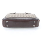 Gucci GG Supreme Leather Business Document Briefcase Brown — view 5