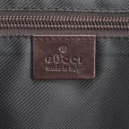 Gucci GG Supreme Leather Business Document Briefcase Brown — view 9