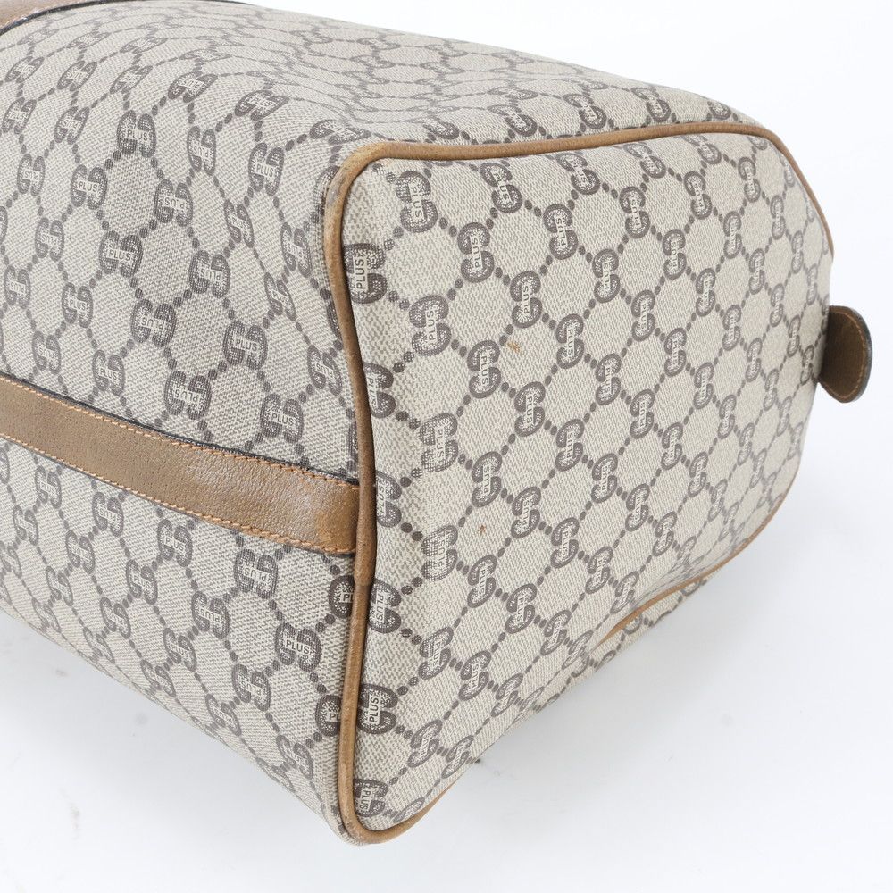 Gucci Vintage GG Plus Leather Boston Bag Tote Carry — view 4